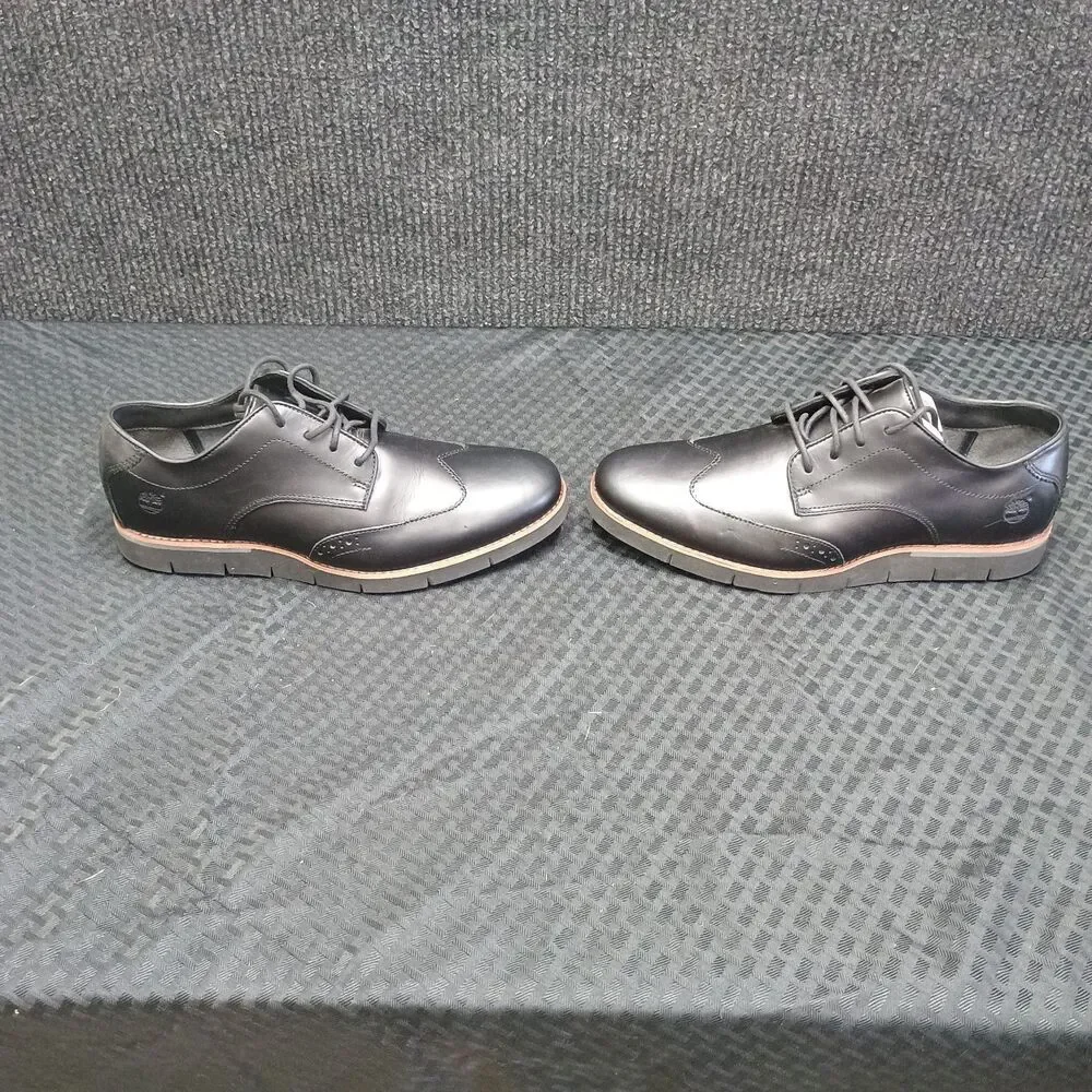 Black Timberland wingtip Oxford  sensorflex Size 9 # A16T7 Leather uppers